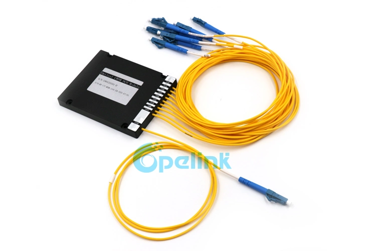LC/PC Pigtail ABS Box 8CH Optical CWDM Mux Demux Module, OEM Factory Price Fiber Optic CWDM Module with High Quality
