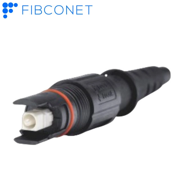 IP68 Mini Outdoor Fiber Waterproof MPO Connector with LC Sc MTP/MPO Adapter