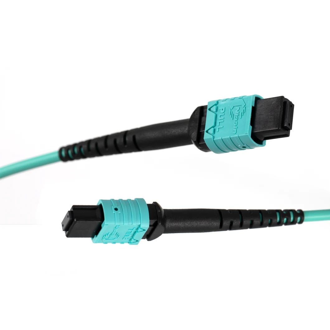 MPO Pull Tap Optic Fiber Trunk Cable Om3 12core/24core MTP/MPO Patch Cord