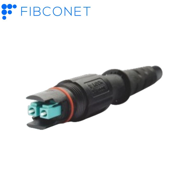 IP68 Mini Outdoor Fiber Waterproof MPO Connector with LC Sc MTP/MPO Adapter