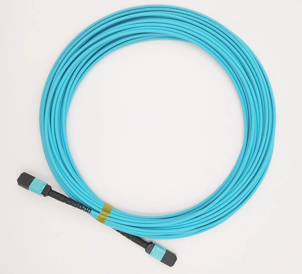 High Density MPO Male to Female Singlemode 12/24 Core Polarity B Fiber Patch Cord MPO Patch Cable
