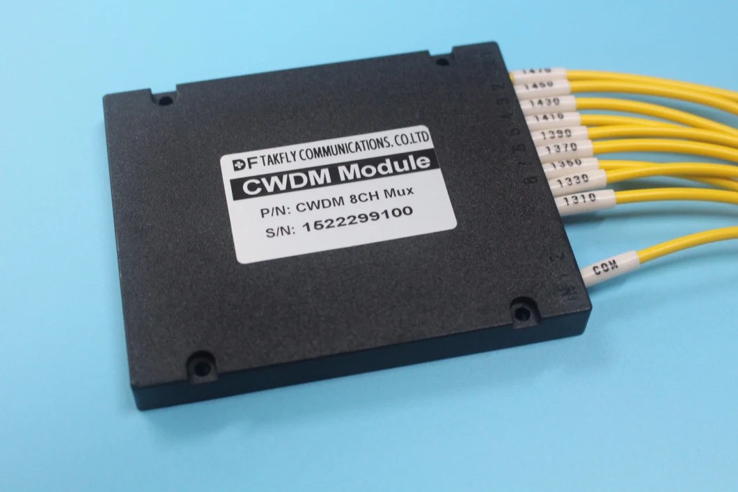 8+1 Channels Passive Fiber Optic CWDM Mux/Demux Wdm Multiplexer