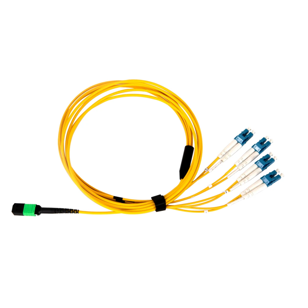 Single Mode 8-Core MPO Female (APC) to MPO Female (APC) / to LC (PC) SMF 9/125&mu; Trunk Cable, by OS2 10g Communication