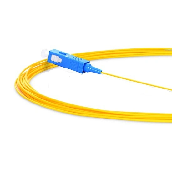 0.9mm PVC/LSZH Jacket Patch Cord Cable Simplex Sc Upc Single Mode Fiber Optic Pigtail