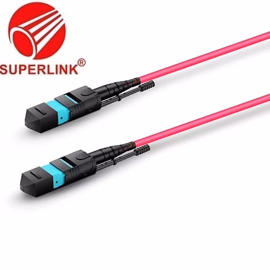 MTP Om4 Multimode Fiber Optic Patch Cord Jumper Cable Breakout Cable Pigtail