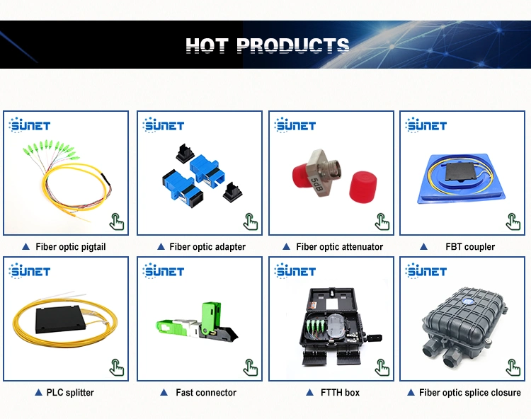 Fiber Patch Cord Jumper Cable Pigtail Sc/APC FC/APC Sc/Upc FC/Upc 2 4 Fibers Waterproof Black PE