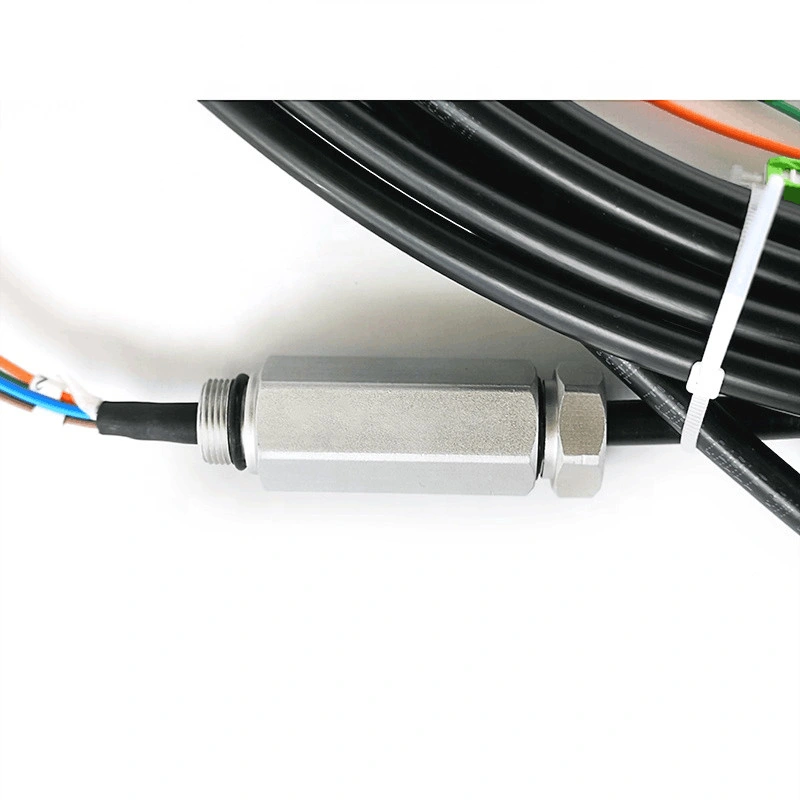 Outdoor 10 Meters 2 4 8 Core Sm Sc/APC Fiber Optical Waterproof Jumper Cable Patch Cord Pigtail