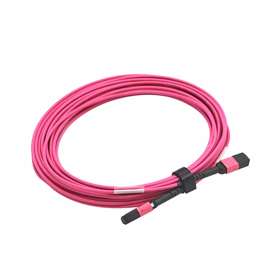 MTP Female to MTP Female Trunk Cable Assembly 12 Fibers Polarity A OM4 50/125 40G/100G