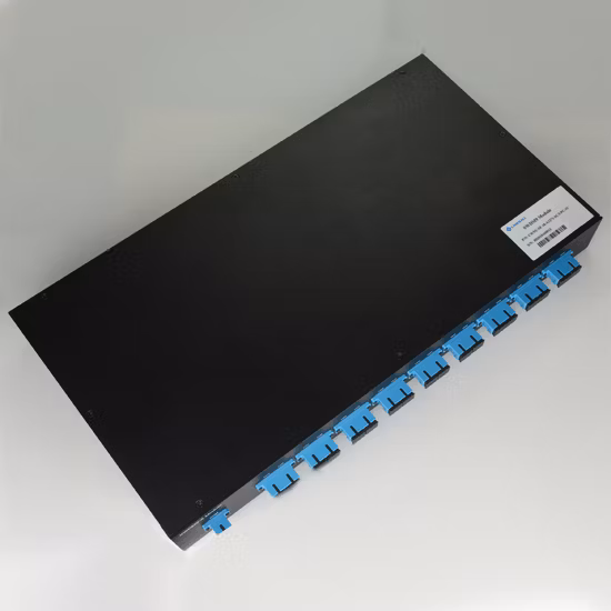 High Quality Wide Pass Band 1*9 Channel CWDM Mux Demux Module Device Dual Fiber Equipment for Wdm Network
