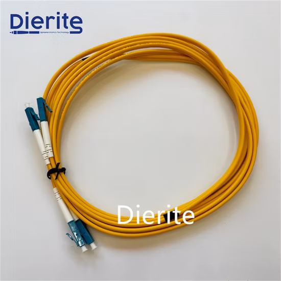 PVC/LSZH Yellow MPO Female to Female Single Mode Fiber Optic Cable