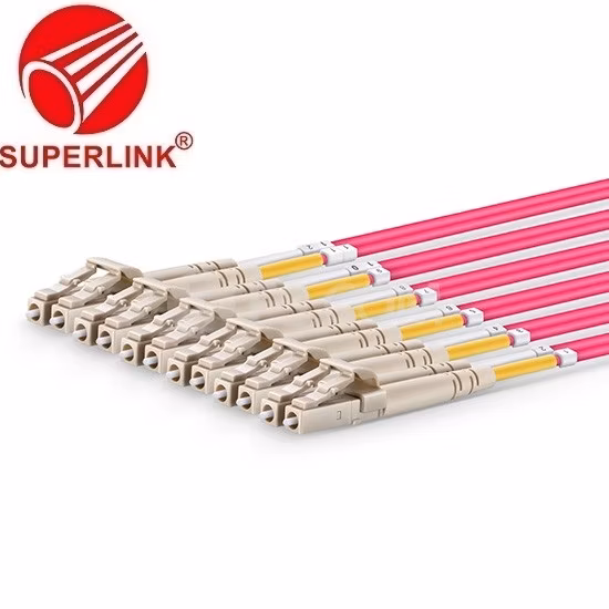 MTP Om4 Multimode Fiber Optic Patch Cord Jumper Cable Breakout Cable Pigtail