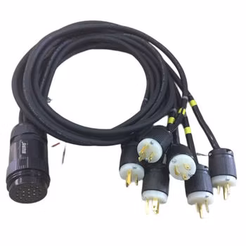 MTP Male to LC Fanout Cable 12 Fibers OM3 50/125 10G 1M (MTP MPO Breakout Cable)