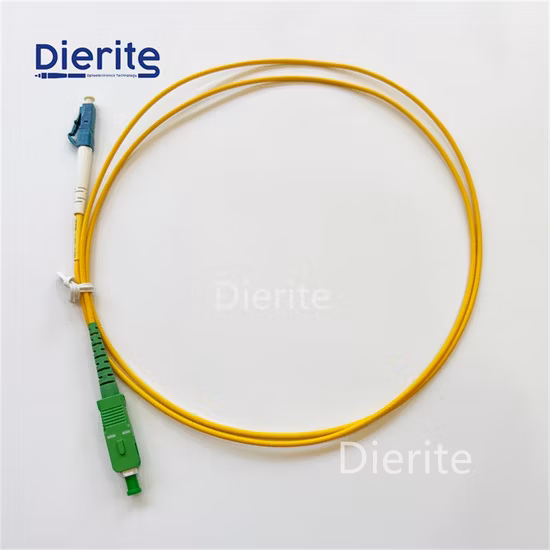 12 Cores MPO to LC/Upc Breakout Cable Single-Mode Multi-Mode Communication Cable