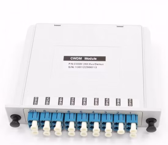 Fiber Optic Multiplexers, 1X8 CWDM Mux/Demux