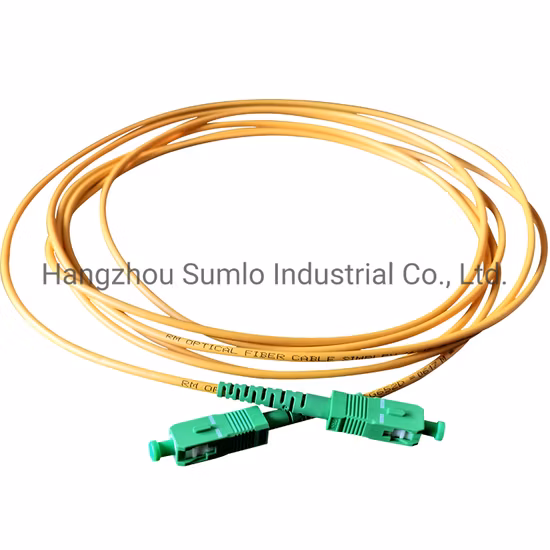 FTTH FTTX Fiber Optic Sc APC Patch Cord Pigtail Cable